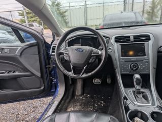 2013 Ford Fusion Titanium - Interior Steering Wheel With Keys Image